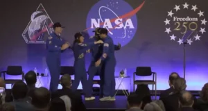 (Видео) Екипажот на „Артемис 2“ во Хјустон дочекан со овации