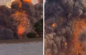 (Видео) Снимки од силна експлозија во иранска ракетна база се шират на мрежите