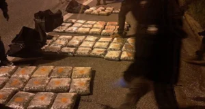 (Фото+видео) Пресечен транспорт на дрога во близина на Градско