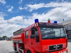 Противпожарната бригада од Скопје доби ново возило како донација