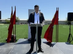 Поставен камен-темелник за изградба на трибина при стадионот во Илинден