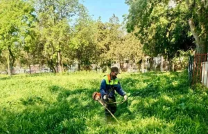 Центар во пролетна акција: Косење трева и уредување на безбедни зелени површини во сите населби и маала