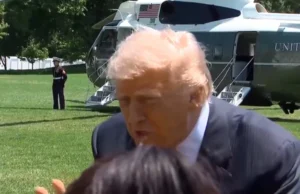 (Видео) Трамп до новинарка: Ја дуплирав големината на балската сала, глупава личност
