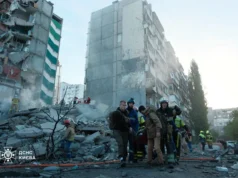 (Видео) Брутален руски напад врз Киев
