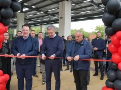 Црвена лента за пуштање во употреба на нов модерен затворен пазар во Виница