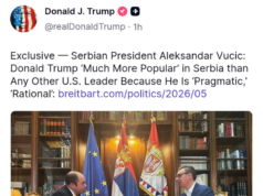 Трамп сподели интервју на Вучиќ