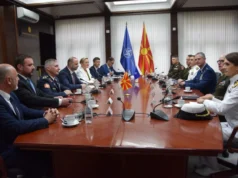 Врховниот командант на Сојузничките сили на НАТО за Европа на средби со Мисајловски и генерал-мајор Лафчиски
