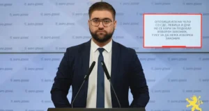 (Видео) Манасиевски: Опозицијата на чело со СДС, Левица и ДУИ не се бори за подобар Изборен законик, туку за да нема Изборен законик