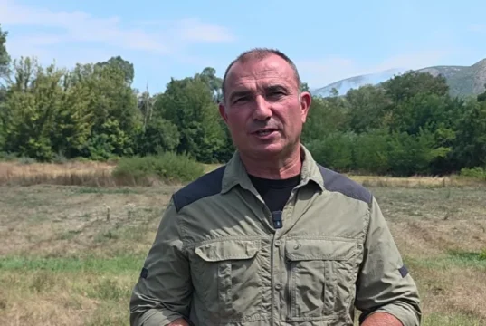 Ангелов: Монтажен базен поставен до пожарот кај Драгов Дол, хеликоптерот сега носи по еден тон вода на секои 3–4 минути