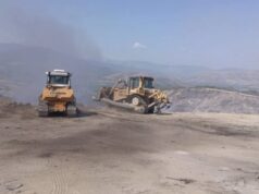Интензивно се работи на гаснење на пожарот на депонијата во Кавадарци, објави Јанчев