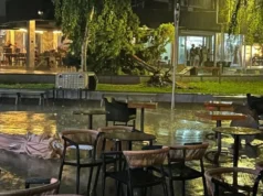 Силно невреме во Кочани, делови од градот без струја
