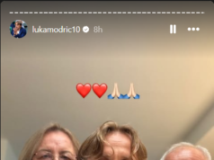 Модриќ го прослави својот роденден со семејството, внимание привлече скромната торта