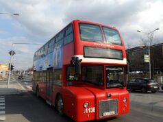 Се запали автобус на ЈСП во Центар