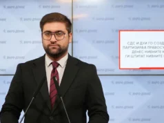 (Видео) Манасиевски: СДС и ДУИ го создадоа и партизираа правосудството, денес нивните кадри ги штитат нивните интереси