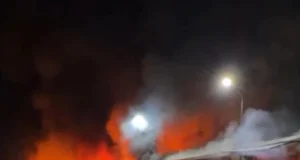 (Видео) Подметнат е пожарот во Шутка: доаѓаат со тротинети, потураат течност, палат и си одат
