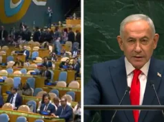 (Видео) Десетици делегати ја напуштија салата додека Нетанјаху говореше во ОН
