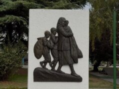 Градот Скопје го реконструира вандализираното спомен-обележје на децата бегалци