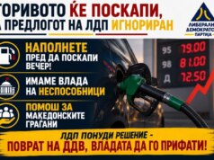 ЛДП: Купете гориво пред да поскапи вечер, неспособниците од Владата да излезат од фотелјите и да им помогнат на граѓаните!