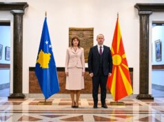 Хаџиу ја избра Македонија за својата прва официјална посета како претседателка на косовското Собрание