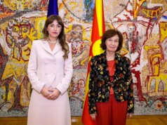Сиљановска-Давкова ја прими претседателката на косовското Собрание, во фокусот евроинтеграциите и билатералната соработка