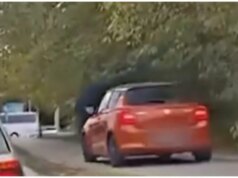 (Видео) Казнет возачот кој возеше автомобил по велосипедска патека во Скопје