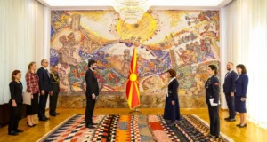 Претседателката Сиљановска-Давкова ги прими акредитивните писма на новоименуваниот амбасадор на Турција, Алпер Акташ