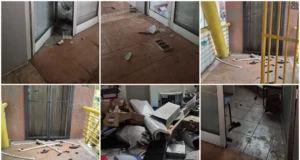 (Фото) Демолиран надземниот премин „Влајко“